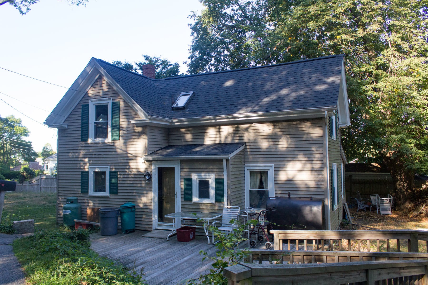 New GAF roof after replacement on a North Shore, MA home